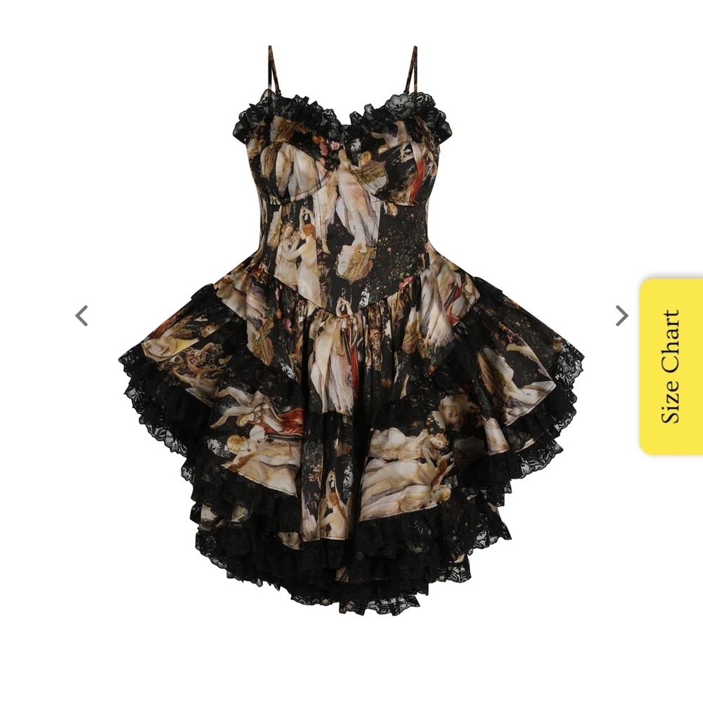 SELKIE Primavera Liasions Mini Dress